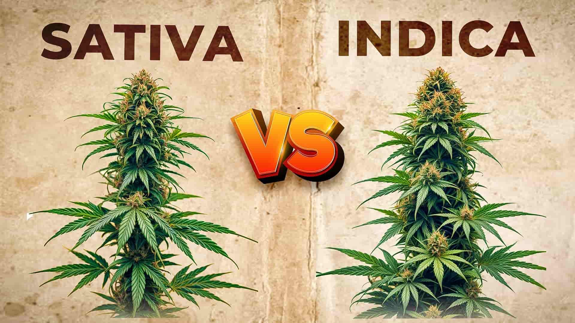 Разница между растениями cannabis indica и cannabis sativa